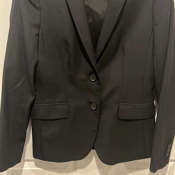 J.Crew women’s black super 120s wool blazer size 6 - Picture 4 of 7